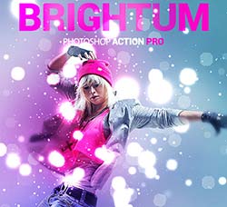 PS动作－散发光斑：Brightum PS Action